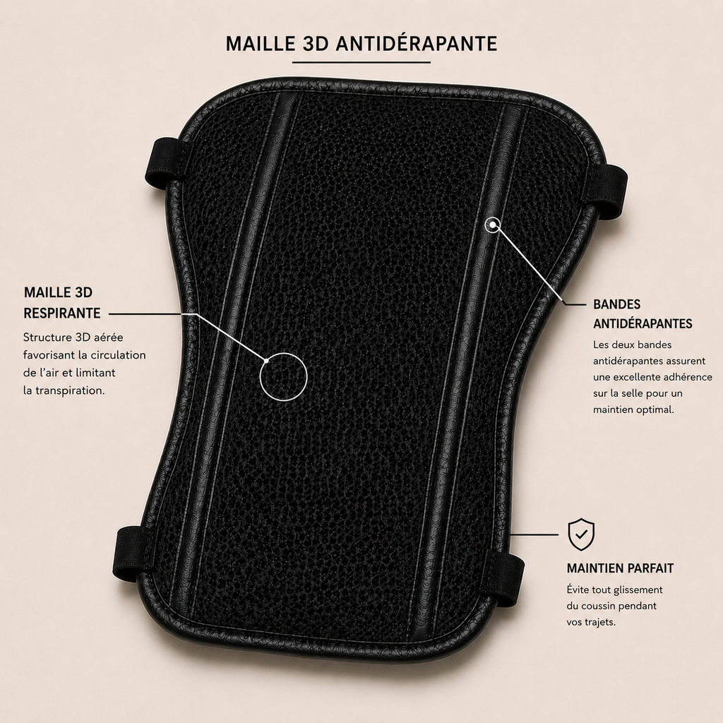 L'Aventurier (Coussin de selle Trail & Maxi-trail)