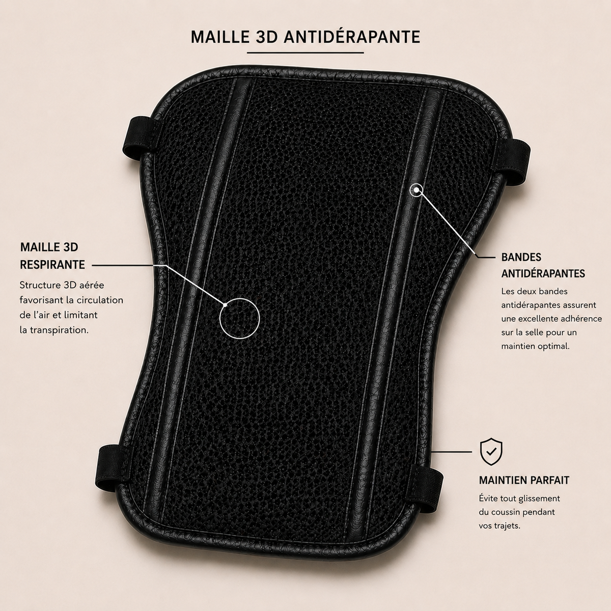 L'Aventurier (Coussin de selle Trail & Maxi-trail)